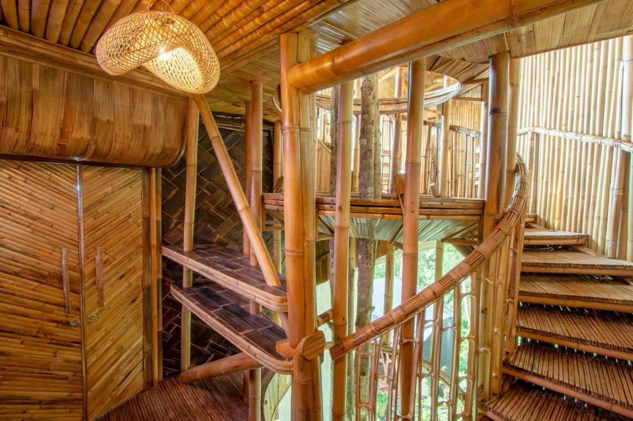 Villa Cliffside Bamboo Treehouse With Heated Pool And View